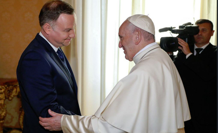 Prezydent Duda na audiencji u papieża Franciszka