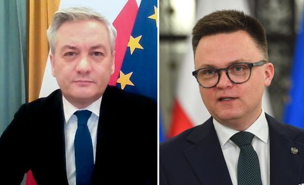 Robert Biedroń i Szymon Hołownia