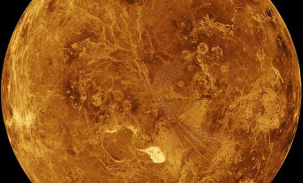 Zdjęcie Wenus wykonane przez amerykańską sondę Magellan