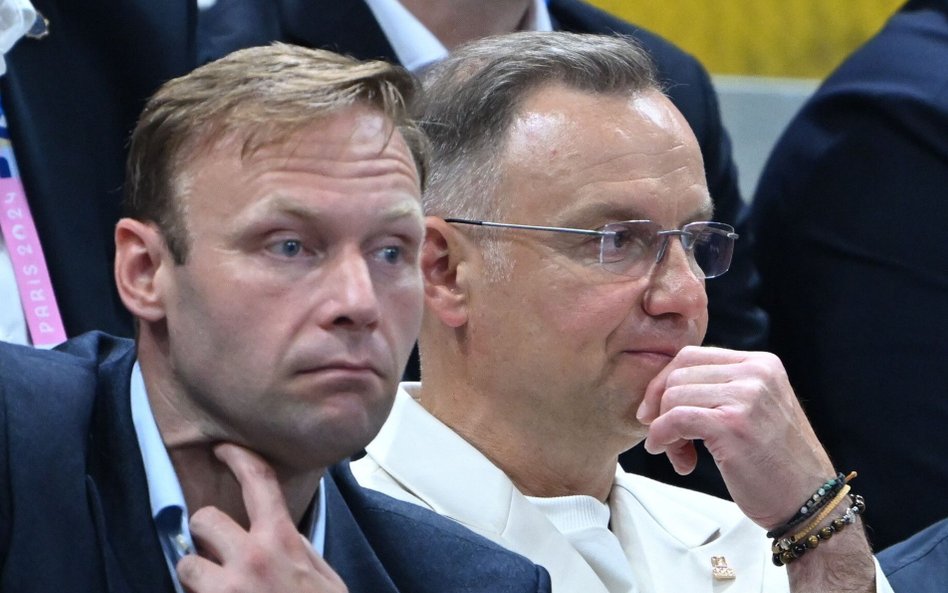 Marcin Mastalerek i Andrzej Duda