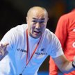 Trener reprezentacji Polski Tałant Dujszebajew, podczas treningu w trakcie Mistrzostw Świata w Piłce
