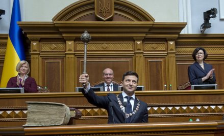 Ukraina: Koledzy z telewizji dołączą do zespołu Zełenskiego