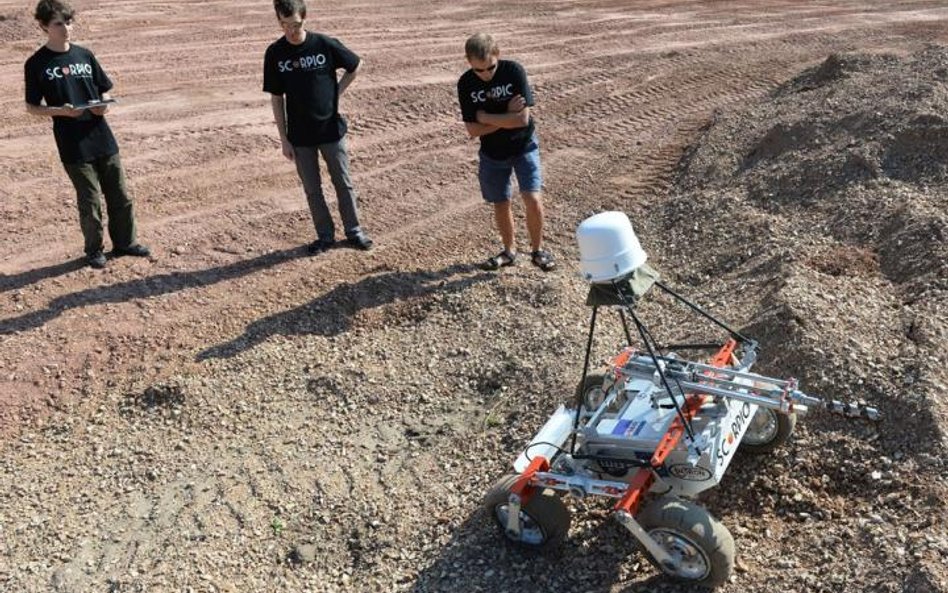 Konstruktorzy z Wrocławia budowali łazika Scorpio rok