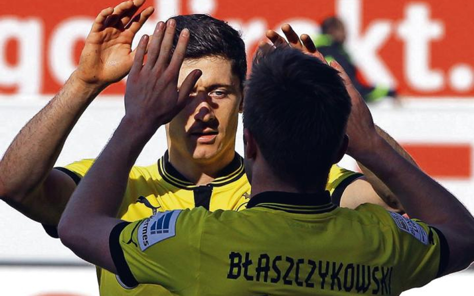 Jakub Błaszczykowski i Robert Lewandowski poprowadzili Borussię Dortmund do zwycięstwa 6:1 nad Greut