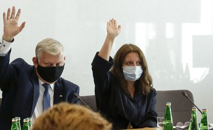 Marek Suski i Joanna Lichocka, dwójka wiceprzewodniczących z PiS sejmowej Komisji Kultury i Środków 