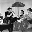 Na zdjęciu od lewej: Marek Hłasko, Witold Kaczanowski, Zofia Komedowa