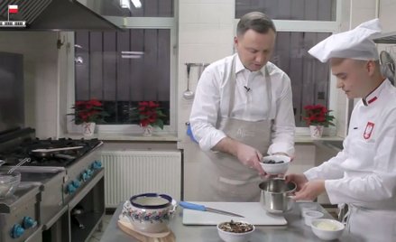 Prezydent od kuchni. Andrzej Duda gotuje przed świętami