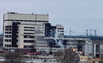Ostrzelana Zaporoska Elektrownia Jądrowa w Enerhodarze