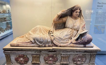 Kobiety w Eturii przykładały dużą wagę do wyglądu. Na zdjęciu sarkofag Seianti Hanunii Tlesnasy, etr