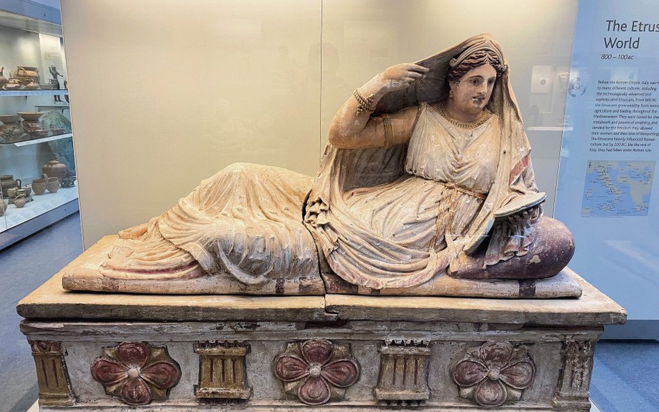 Kobiety w Eturii przykładały dużą wagę do wyglądu. Na zdjęciu sarkofag Seianti Hanunii Tlesnasy, etr