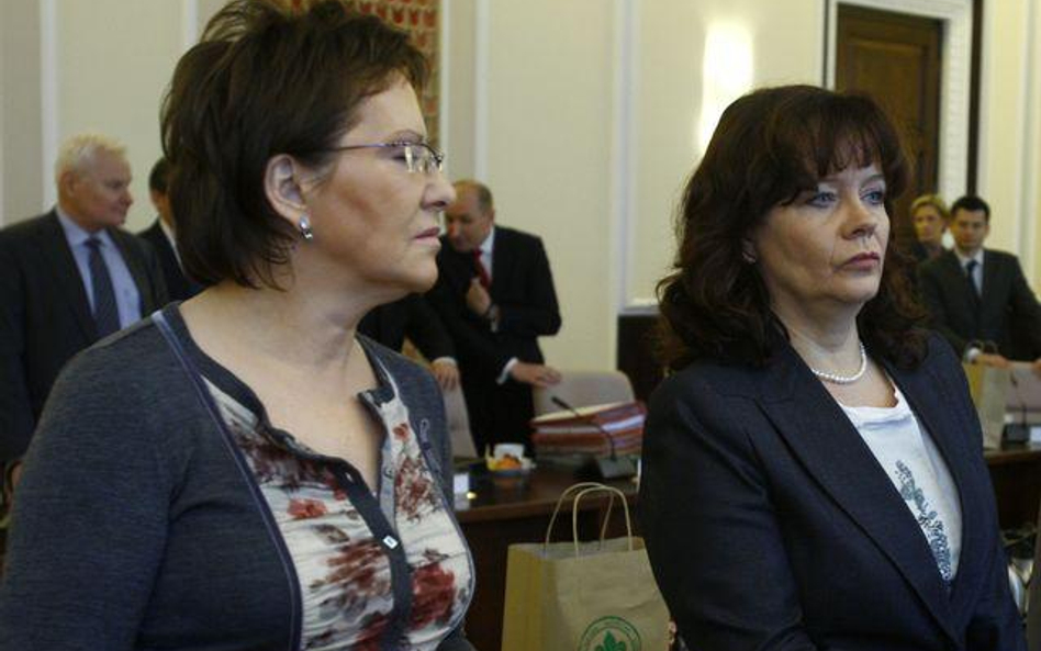 Ewa Kopacz i Barbara Kudrycka