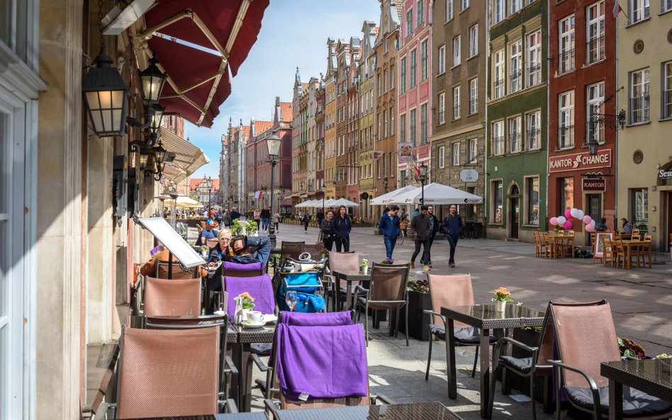 Gdańsk został dobrze oceniony za sporą liczbę ścieżek przeznaczonych wyłącznie dla pieszych