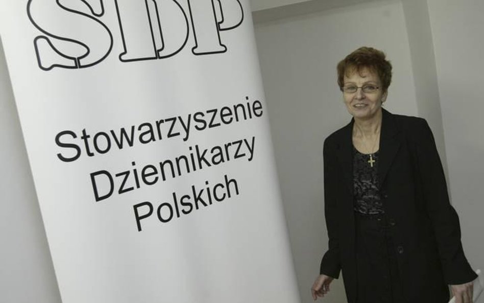 Krystyna Mokrosińska, prezes Stowarzyszenia Dziennikarzy Polskich