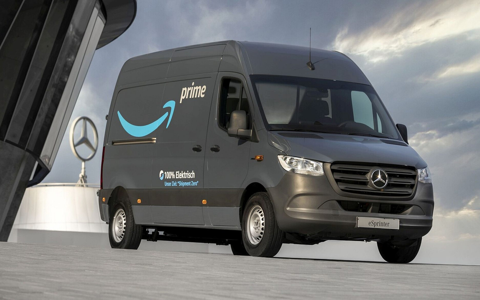 Amazon przesiada się do elektrycznych Mercedesów