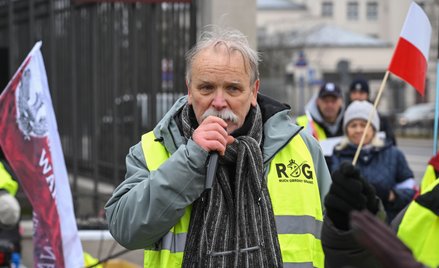 Działacz opozycji demokratycznej w PRL Adam Borowski wśród zwolenników prezydenta Karola Nawrockiego