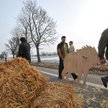 Akcja protestacyjna rolników ws. wypłaty odszkodowań za straty spowodowane przez dziki