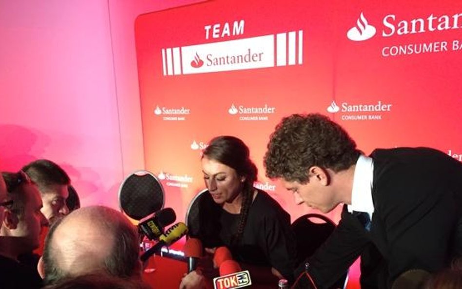 Justyna Kowalczyk: W szpilkach na podeście