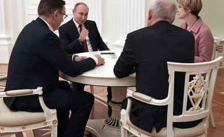 Władimir Putin dziękował na Kremlu szefom swojego sztabu wyborczego