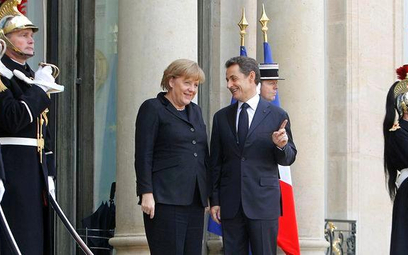 Angela Merkel i Nicolas Sarkozy uzgadniali zarysy planu reform w Pałacu Elizejskim