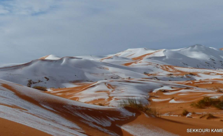 Sahara przykryta śniegiem