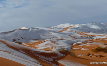 Sahara przykryta śniegiem