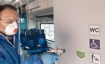 Innowacyjnych nanopowłok użyto np. w składach Kolei Śląskich Lumichem