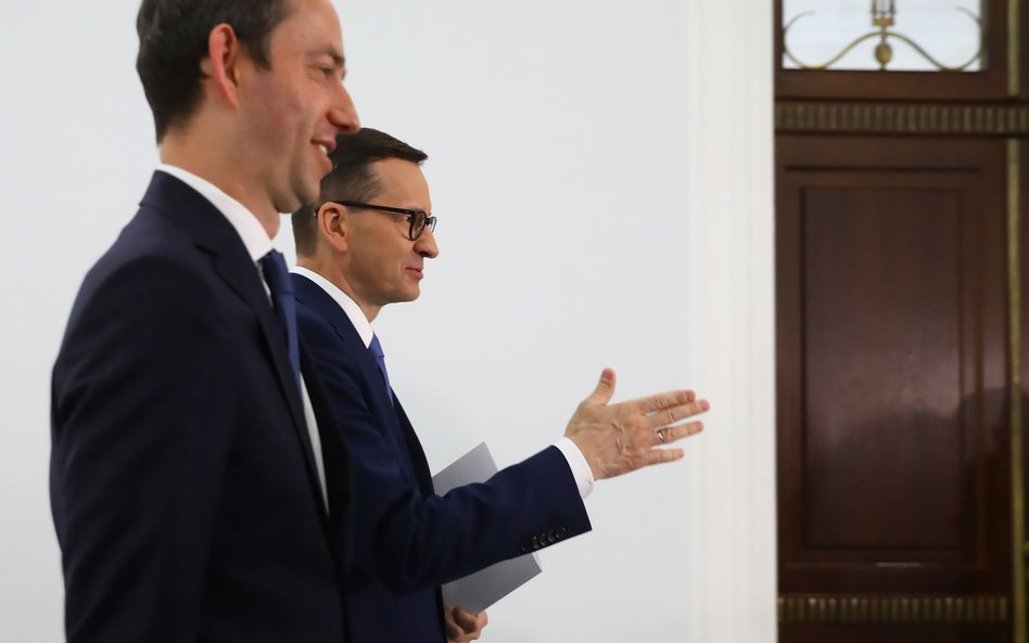 Marcin Ociepa i Mateusz Morawiecki