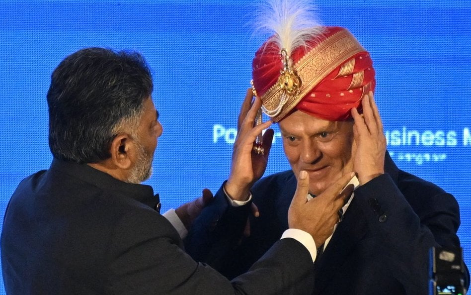 Szoszyn: Indie to gospodarka przyszłości. A turban Tuska to symbol skutecznej polityki