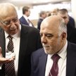 Premier Iraku Hajdar al-Abadi - na zdjęciu po prawej