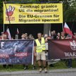 Ruch Obrony Granic próbował w wakacje narzucić jednostronną narrację o migracji. Na zdjęciu: protest