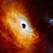 Artystyczna wizja najjaśniejszego we Wszechświecie kwazara