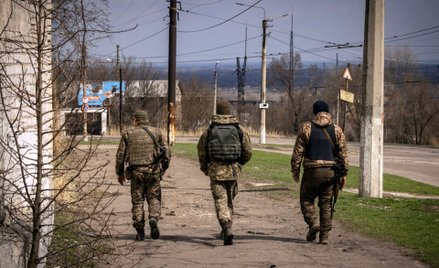 Ukraińscy żołnierze w Siewierodoniecku