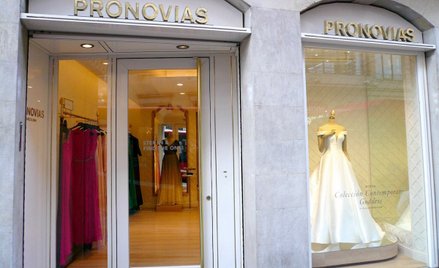 Pronovias ma salony na całym świecie. Na zdjęciu salon w Bilbao.