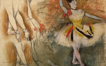 Edgar Degas, „Hiszpańska tancerka”, szkic, ok. 1882