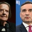 Reżyserka Agnieszka Holland; były minister sprawiedliwości Zbigniew Ziobro