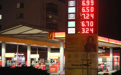 Stacja benzynowa w Warszawie
