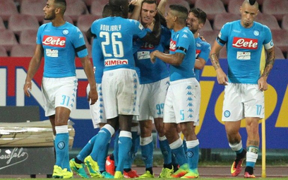 Arkadiusz Milik strzelił dwa gole w meczu SSC Napoli - AC Milan 4:2