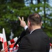 Karol Nawrocki na wiecu wyborczym w Białej Podlaskiej, fotografia z 30 maja