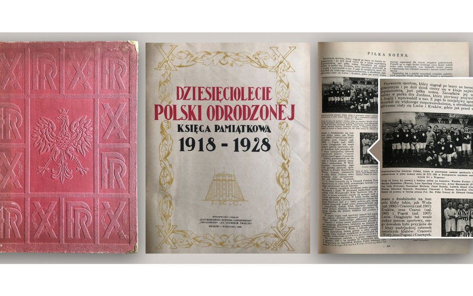 Księga Pamiątkowa Wydawnictwa IKC, str. 853, rozdział „Piłka nożna” prezentujący uznawane pod koniec