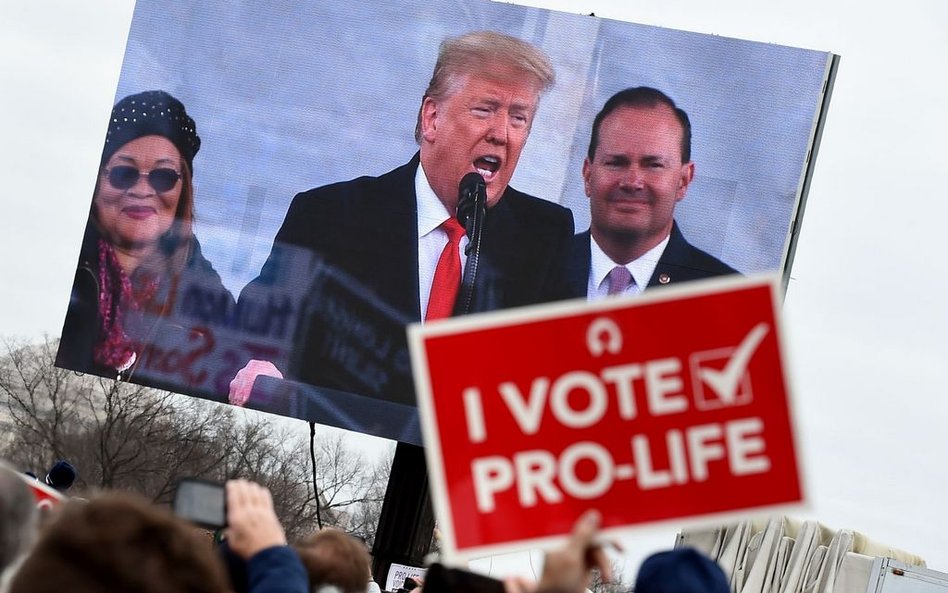 Donald Trump pierwszym prezydentem na marszu przeciw aborcji