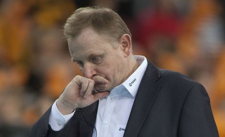 Trener reprezentacji siatkarek Jacek Nawrocki