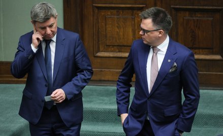 Jan Grabiec i Szymon Hołownia