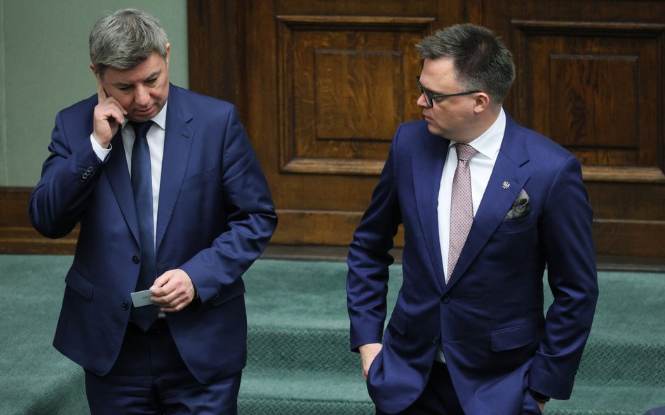 Jan Grabiec i Szymon Hołownia