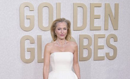 Gillian Anderson na gali Złote Globy 2024