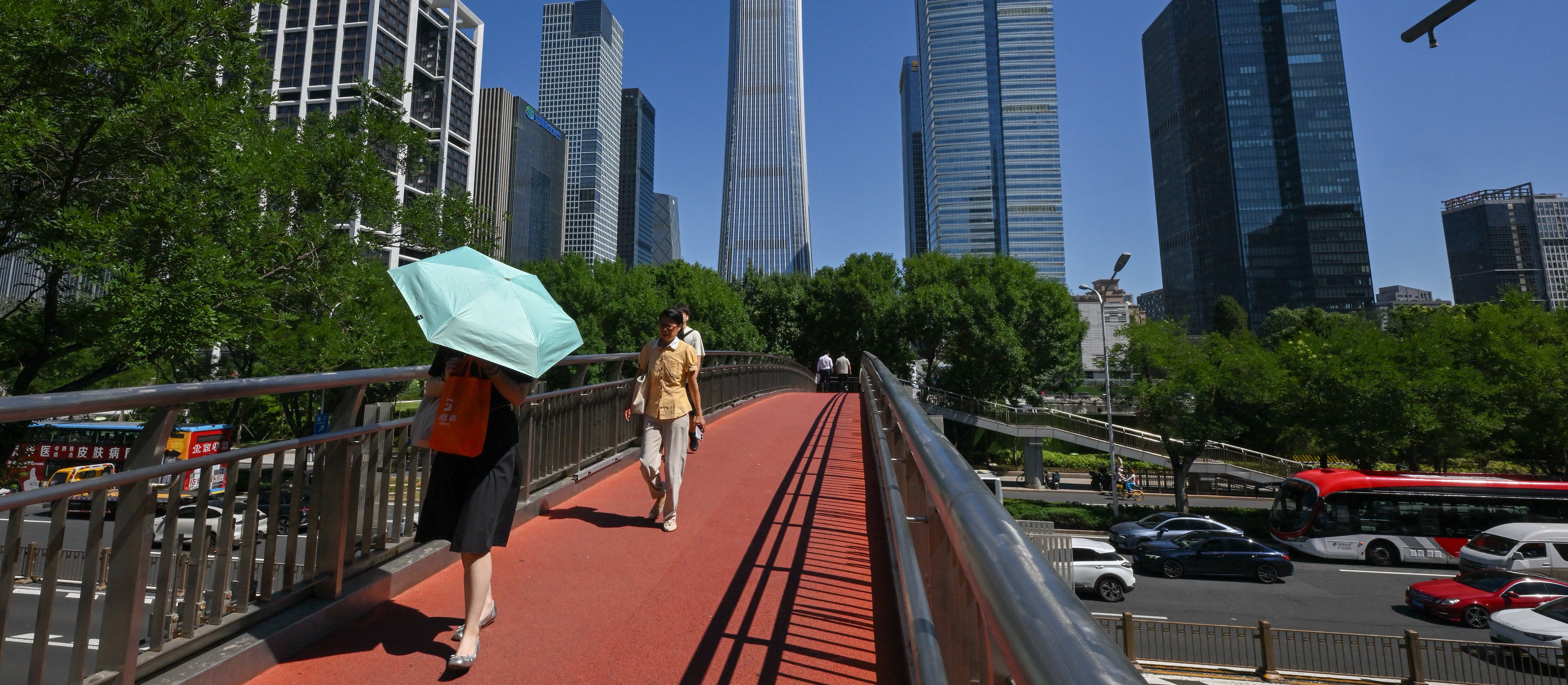 China is losing momentum. The economy is increasing  at its slowest rate since the end of 2022