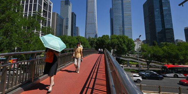 China is losing momentum. The economy is increasing  at its slowest rate since the end of 2022