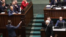 Jarosław Kaczyński nie mógł zabrać głosu po wystąpieniu Donalda Tuska
