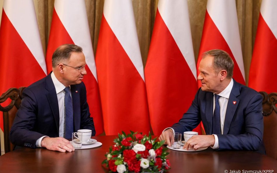 Andrzej Duda i Donald Tusk