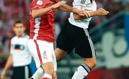 Klagenfurt, 2008 r.: Wojciech Łobodziński, Lukas Podolski