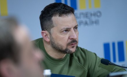 Prezydent Ukrainy Wołodymyr Zełenski.
